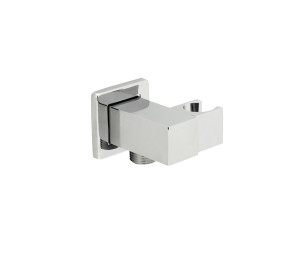 Orientable square shower holder with 1/2